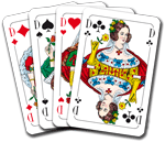 Zusammenfassung der Spielregeln für Rommé und Canasta