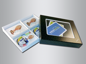 Stülpdeckelschachtel für Memospiele