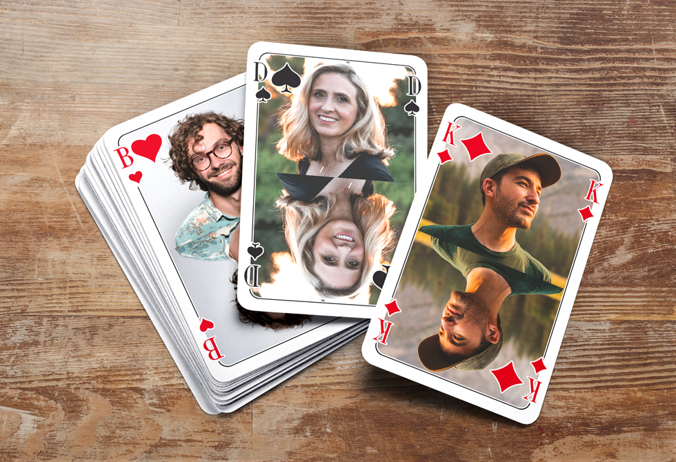 Doppelkopf-Karten mit eigenen Bildern selbst gestalten und drucken online bei MeinSpiel