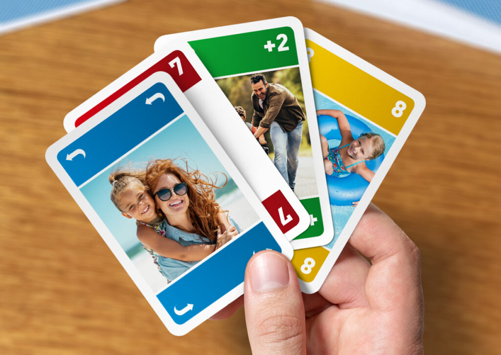 Kartenspiele & Spielkarten mit eigenen Fotos gestalten + drucken