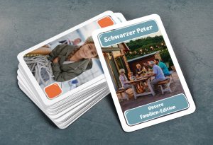 Kartenspiel Schwarzer Peter mit eigenen Fotos