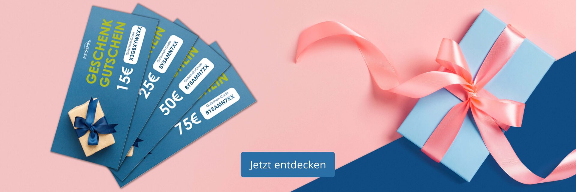 Individuelle Geschenkgutscheine MeinSpiel