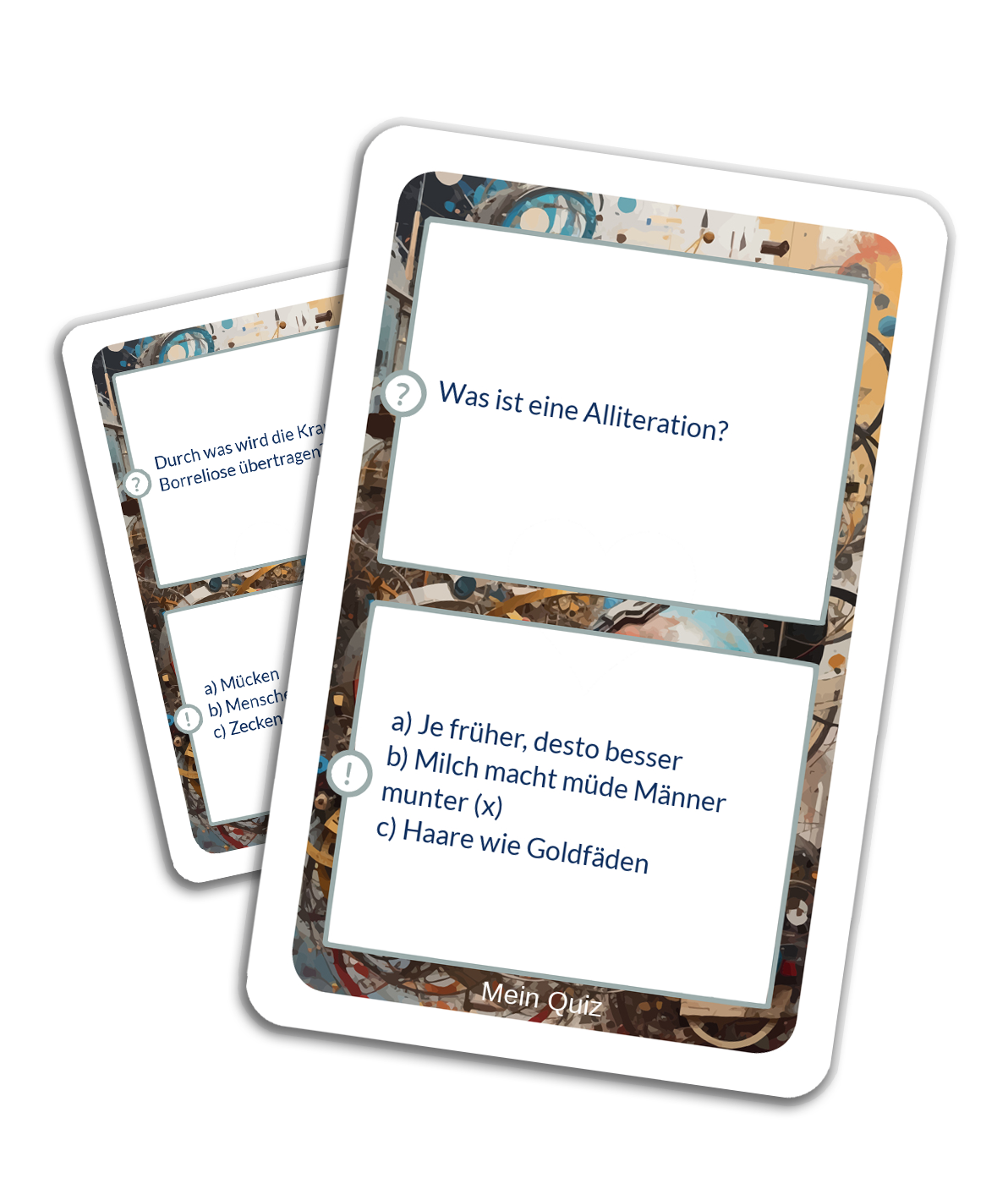 AllgemeinwissenQuiz Karten erstellen & drucken MeinSpiel.de