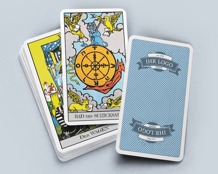 Tarot in hoher Stückzahl drucken mit Logo individuell