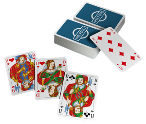 XXL Kartenspiel mit 54 extragroßen Spielkarten Rommé Poker usw #64 
