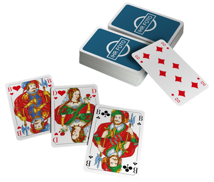 Carte FunGam Carte da Gioco Mini Mazzo da 54 Carte Piccole 56 x 37 mm