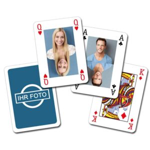 Pokerkarten mit individueller Rückseite