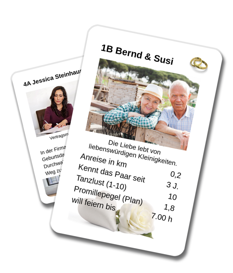 Quartett-Karten mit eigenen Fotos gestalten und drucken